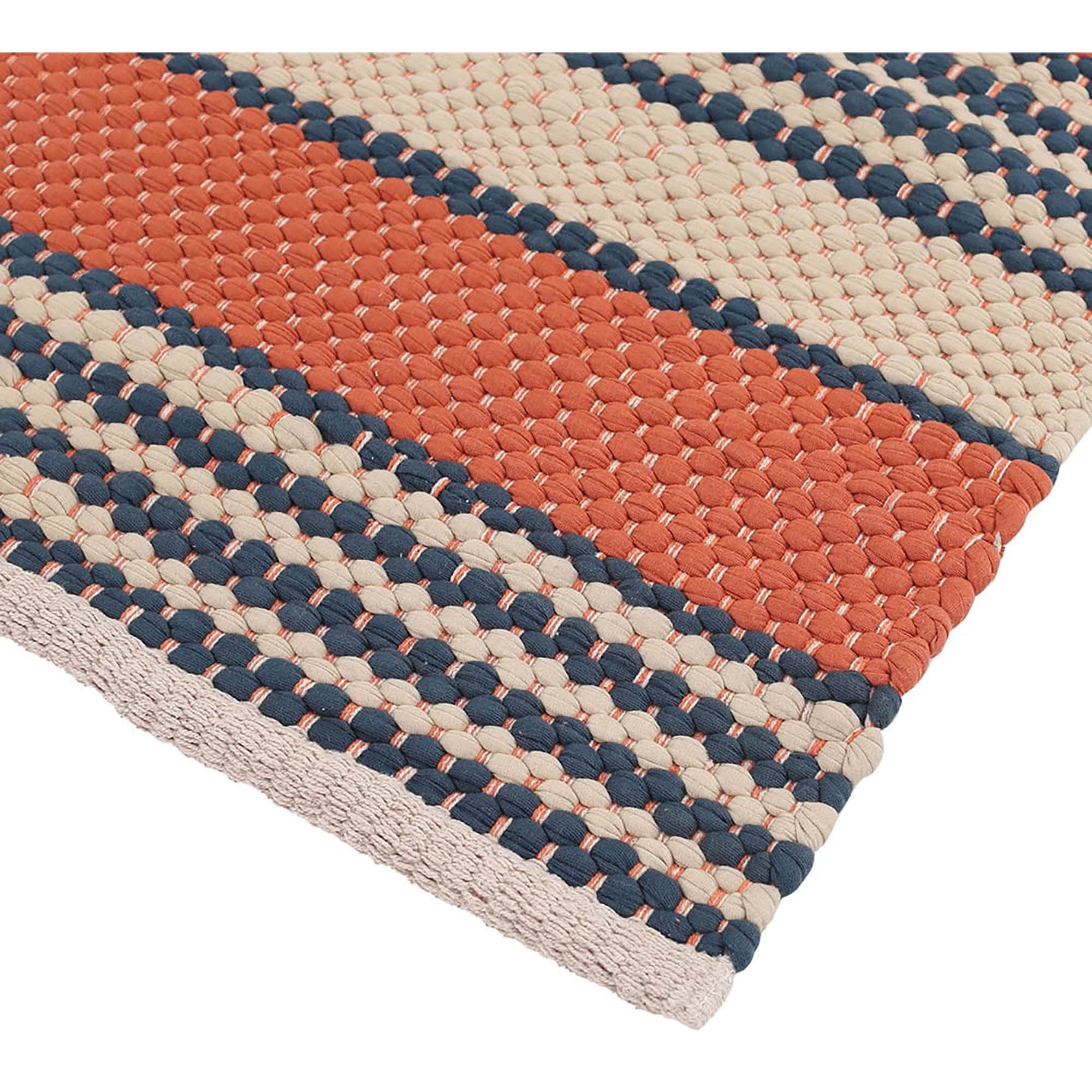 RN-0529-130TN COTTON CHINDI HALF RUG(コットンチンディハーフラグ
