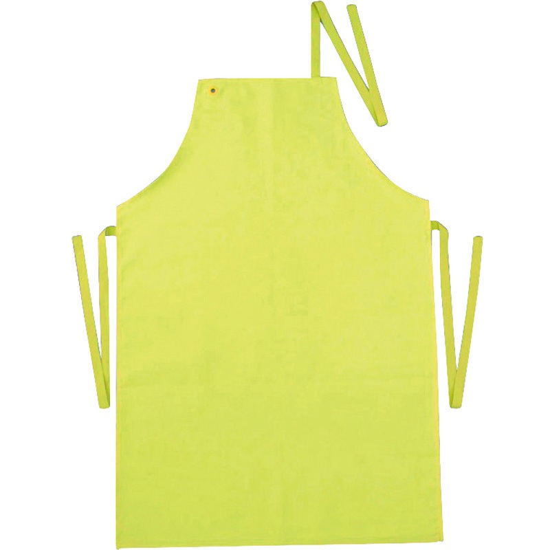 SCS-A95 ケブラー胸前掛 赤尾 耐切創・耐熱 イエロー色 幅65cm 1枚 SCS-A95