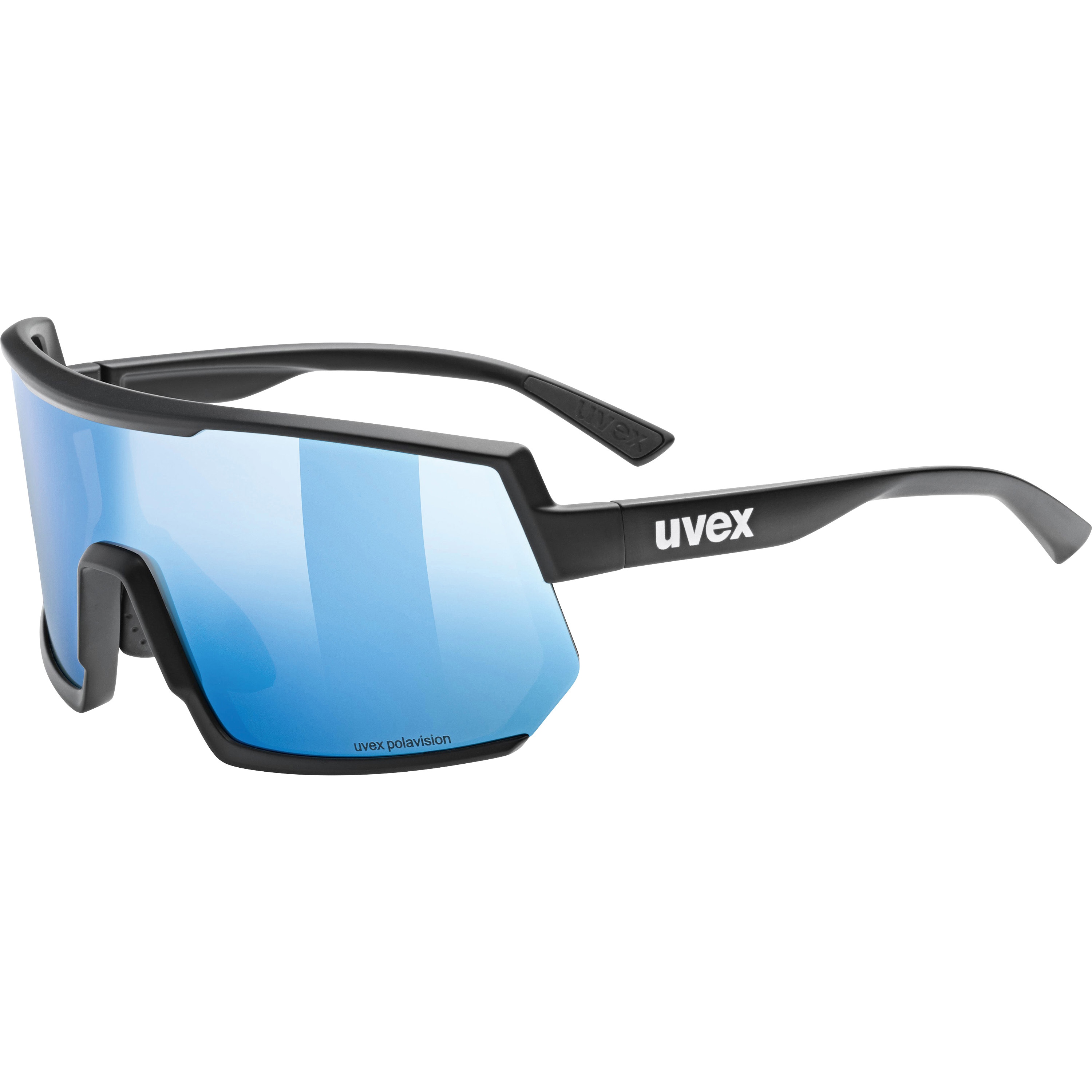 美品ウベックスuvex mtn perform V ブラック/ブルー　偏光 uvex mtn perform black-blue matt mirror blue | Eyewear