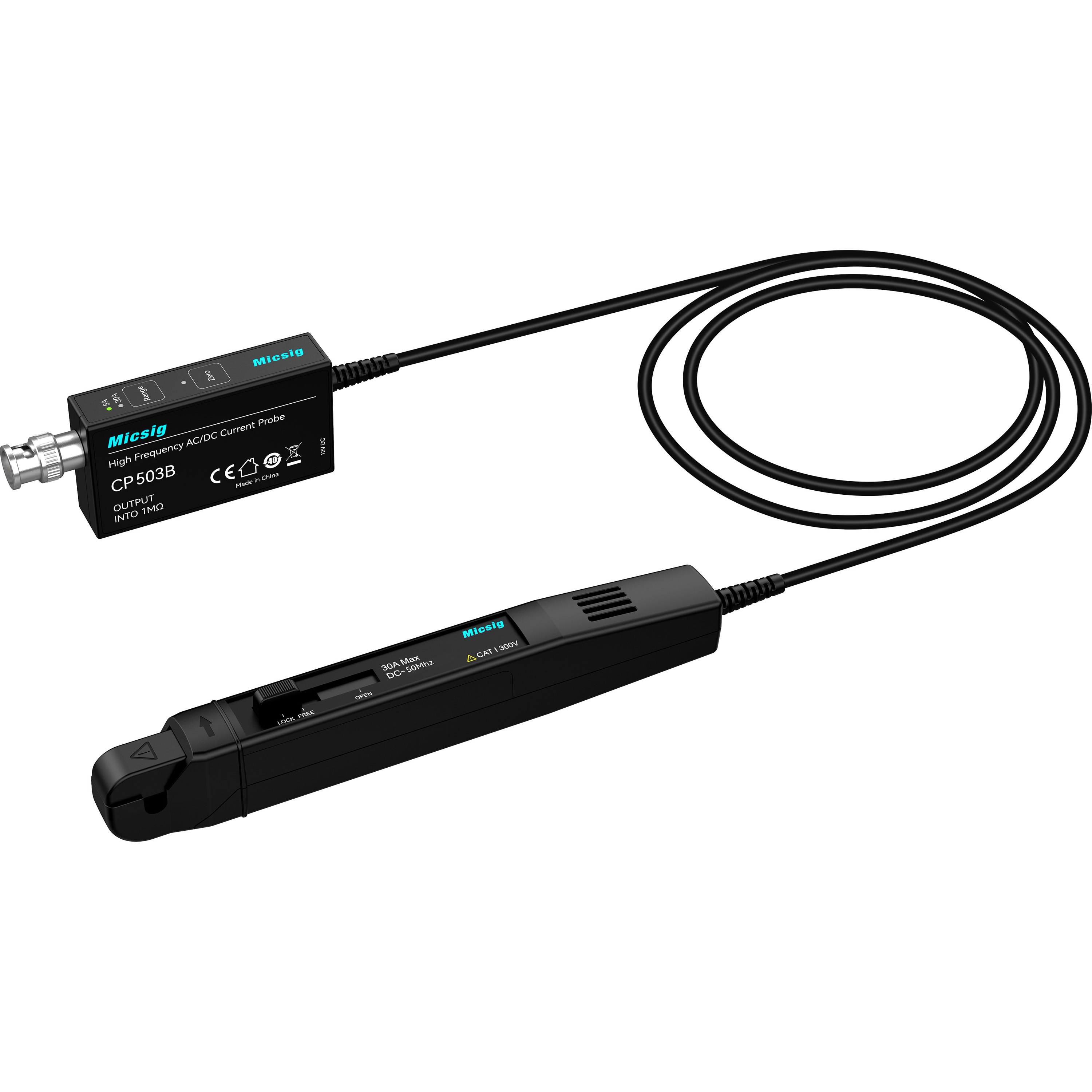 CP1003B 高周波AC/DC電流プローブ 1個 Micsig 【通販モノタロウ】 98,890円