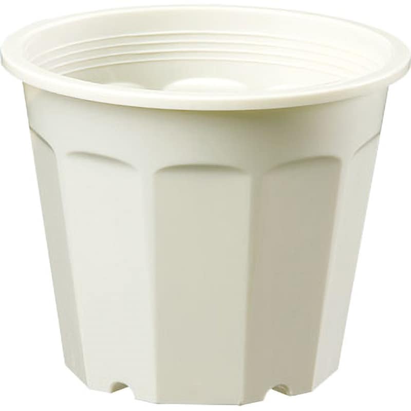 大和プラスチック 鉢・ポット プラ鉢 3号 φ98×H85 ホワイト - 鉢