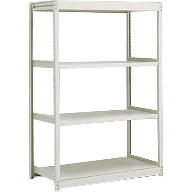 ERL-15334-1 軽中量ボルトレスRL型 150kg＜配送時組立サービス付＞ イトーキ グレー色 単体タイプ 高さ1500mm奥行300mm  ERL-15334-1