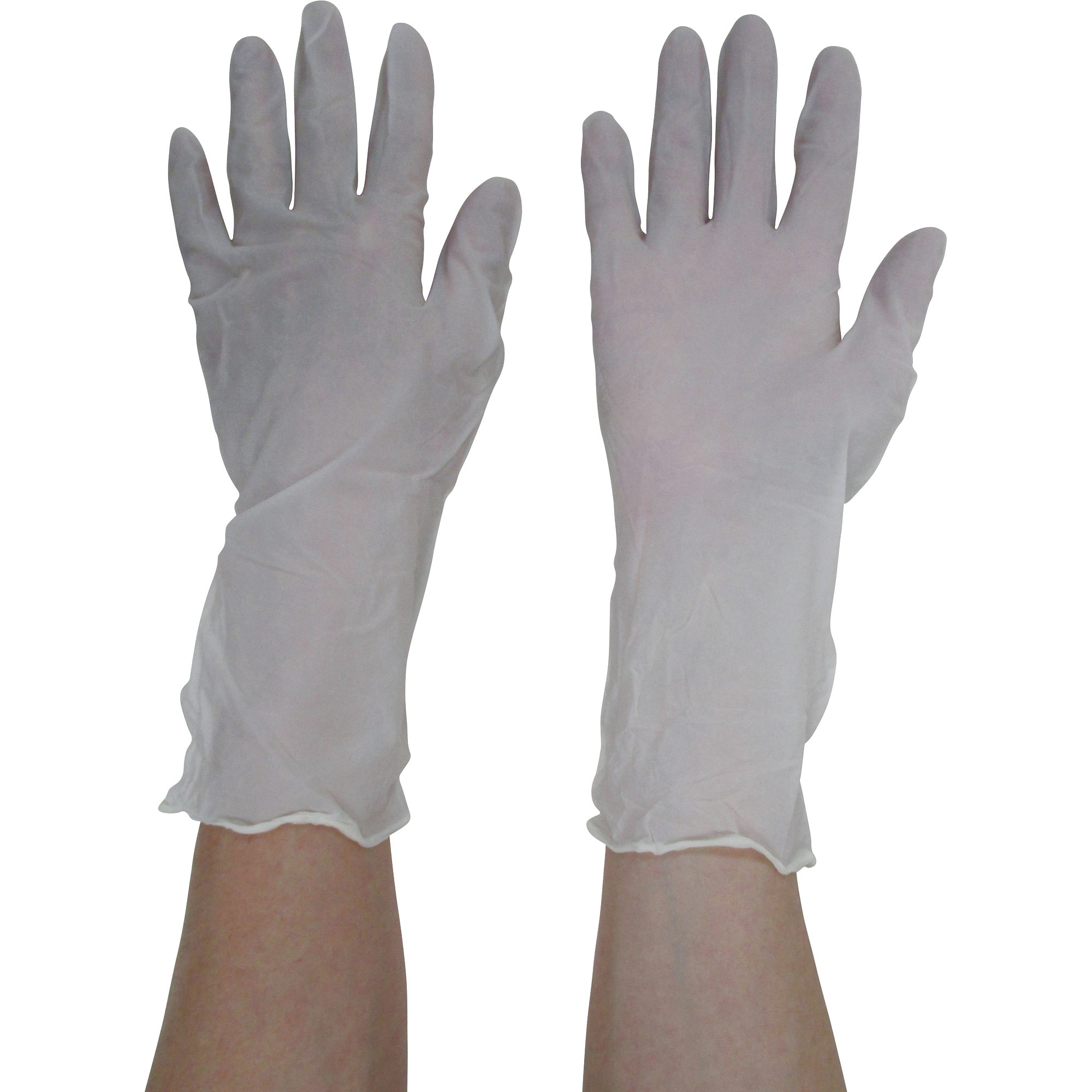 yo 10 ニトリル手袋 560-M ニトリル手袋極薄手(10枚入) トワロン 粉なし ホワイト色 サイズ
