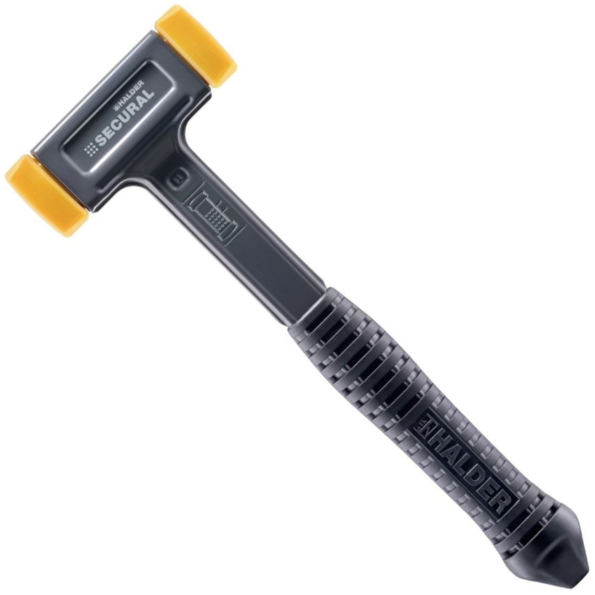 3380.14 セキューラルハンマー ポリウレタン(イエロー) 頭径30x40mm 1個 Roemheld Halder(ロームヘルド・ハルダー) 【通販モノタロウ】