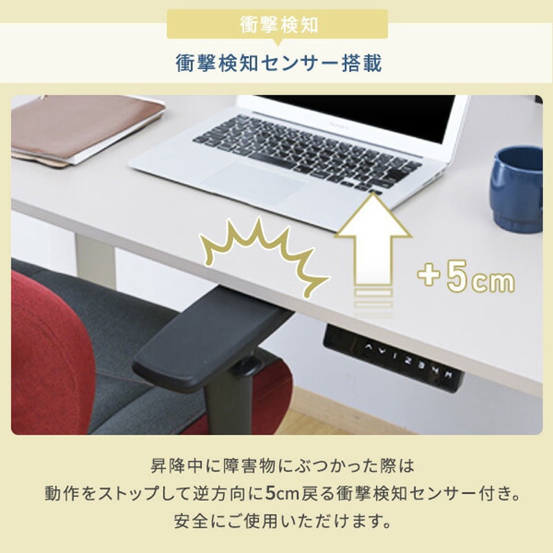 ELD-T1000(SLGY/BK) 電動昇降デスク ハイエンドモデル メモリー機能