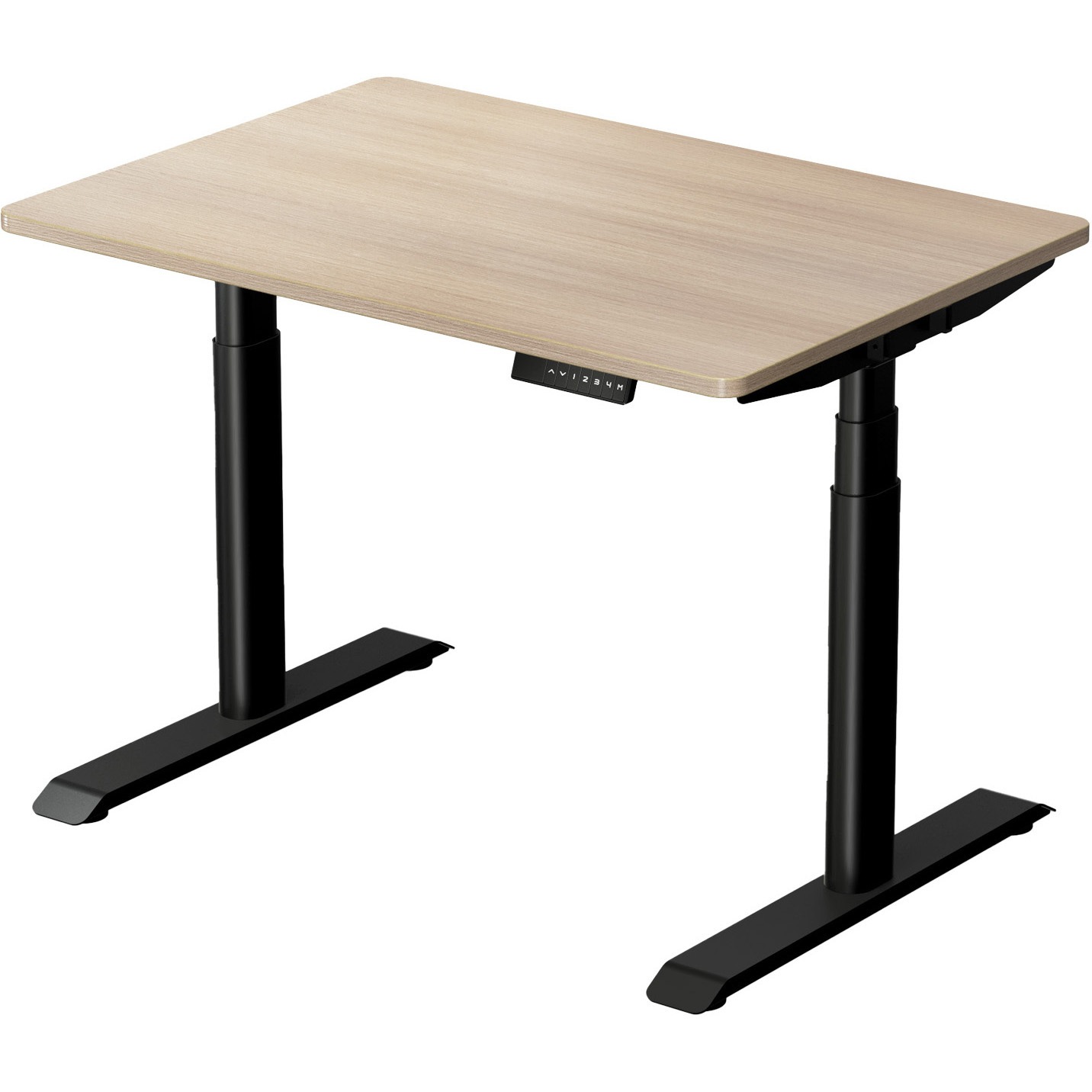 ELD-T1000(WN/BK) 電動昇降デスク ハイエンドモデル メモリー機能付き 幅100/120/140 奥行70 高さ57-117cm YAMAZEN(山善) 幅100cm