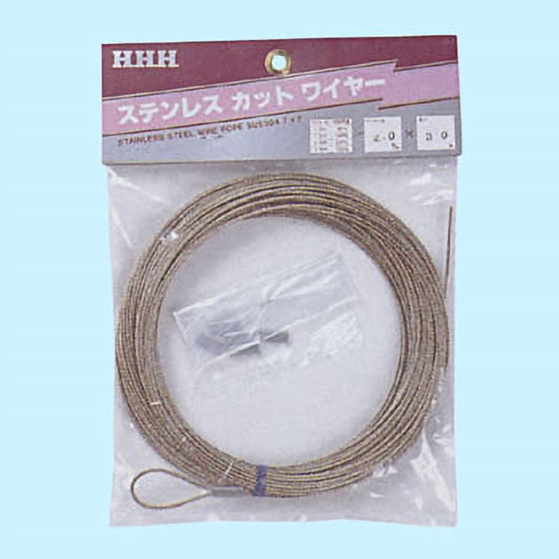 SC1×30 ステンレスカットワイヤー(端末加工付・パック入) スリー SC1×30 ステンレスカットワイヤー(端末加工付・パック入) スリー