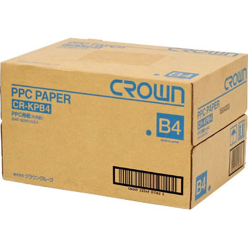 CR-KPB4-W コピー用紙 普通色 白色度80% クラウン[事務用品] サイズB4