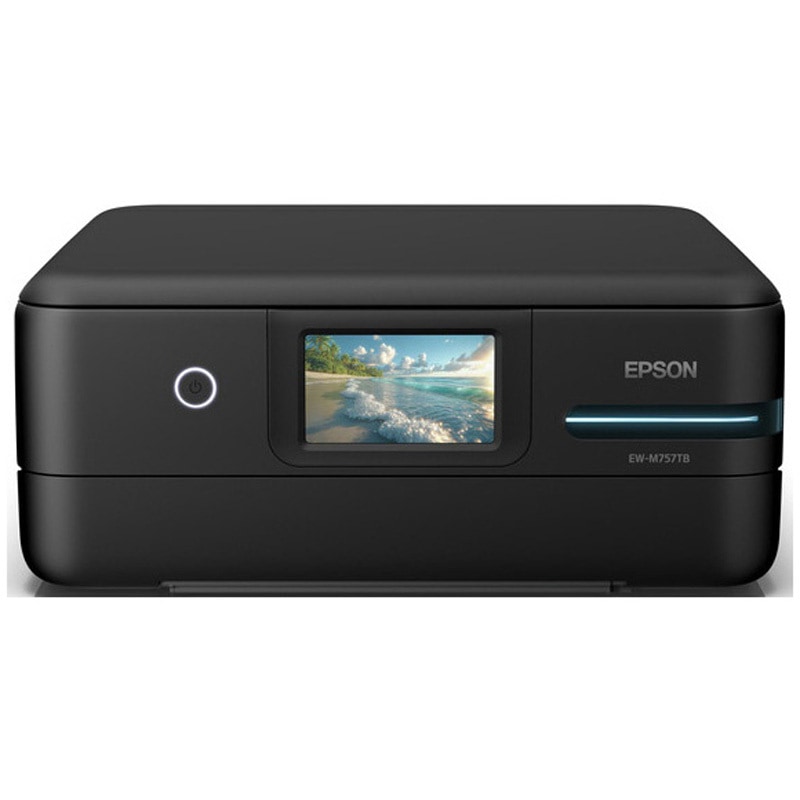 EW-M757TB A4カラーインクジェット複合機/エコタンク搭載モデル/5色/無線LAN・Wi-Fi/4.3型ワイドタッチパネル/ブラック 1台 EPSON 【通販モノタロウ】 32,487円