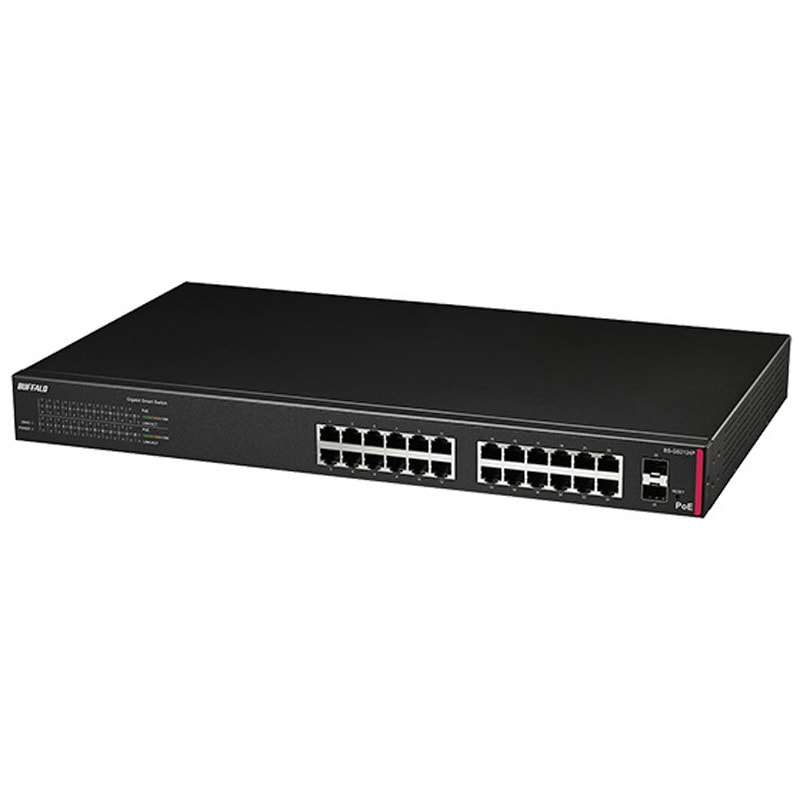 BUFFALO レイヤー2 Giga対応 インテリジェント PoE スイッチ 24ポートモデル BS-POE-2124GMR Amazon | BUFFALO レイヤー2 Giga対応 インテリジェント PoE