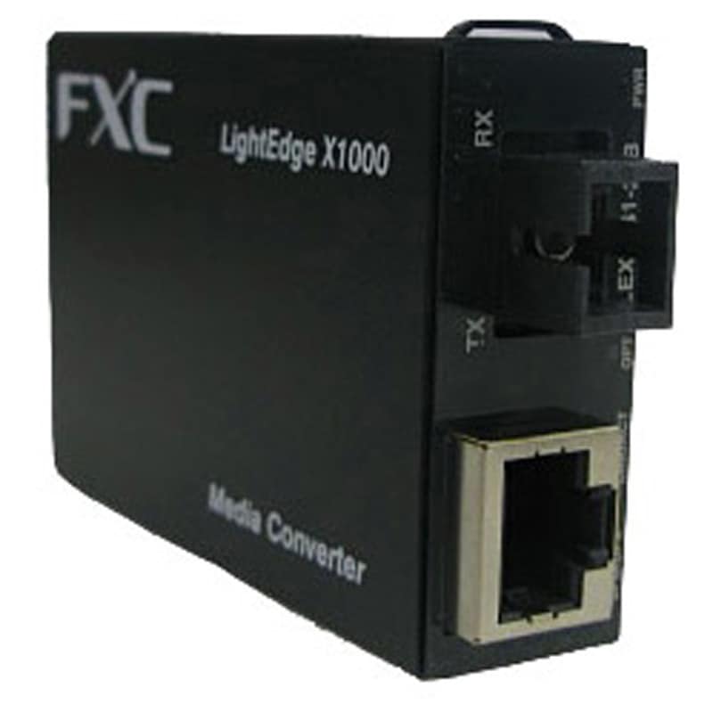 LEX1841-20A RJ-45 to 100BASE-FX(SC)SMF メディアコンバータ 1台 FXC 【通販モノタロウ】