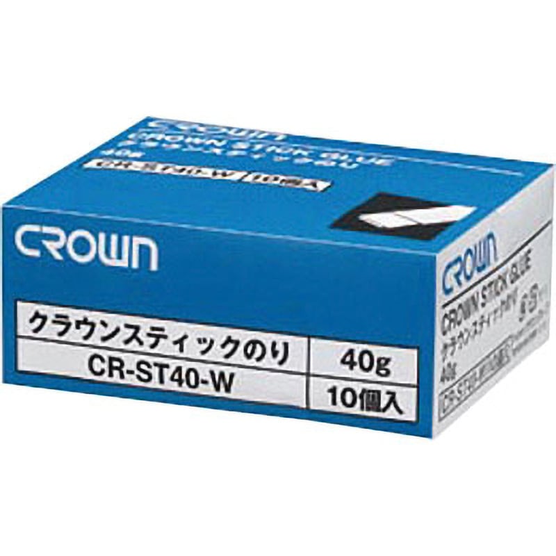 信頼への信頼 CR-ST40-WX10 クラウンスティックのり 1箱(10本) クラウン(事務 のり・接着剤