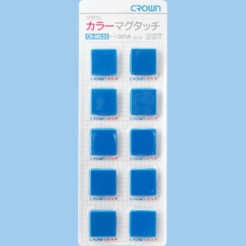 カラーマグタッチ角形 クラウン[事務用品] カラーマグネット 【通販
