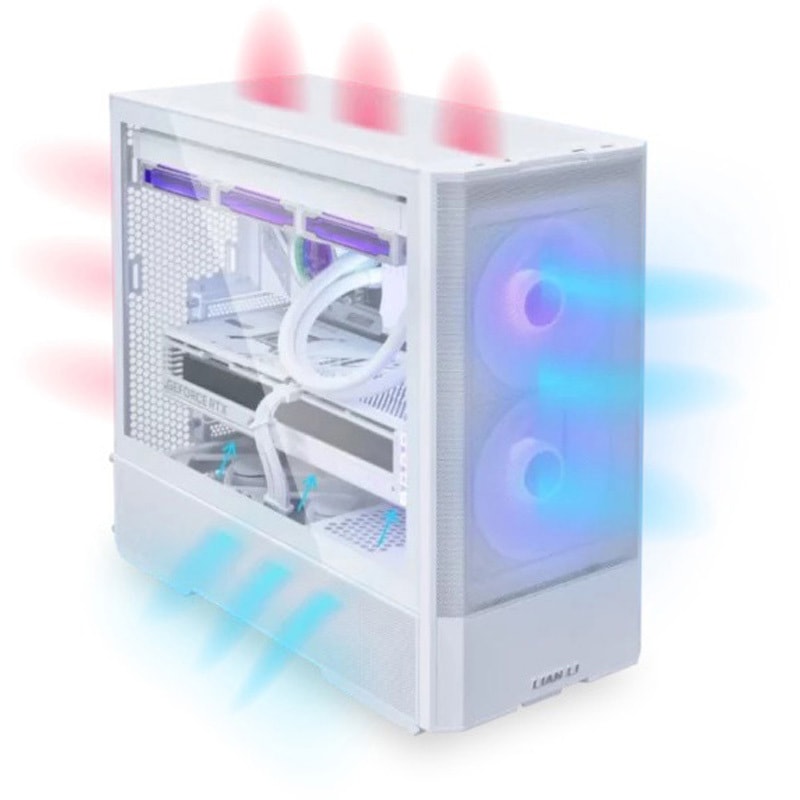 LIANLI ミドルタワー PCケース LANCOOL216　　　ホワイト Amazon.com: LIAN LI LANCOOL 216 E-ATX PC Case, Airflow Focus