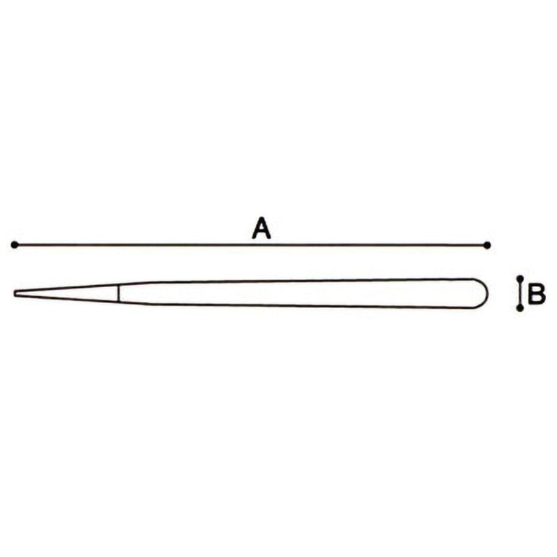 BKBセラミックス ニューセラミックチップ付ピンセット KEIBA 【通販モノタロウ】
