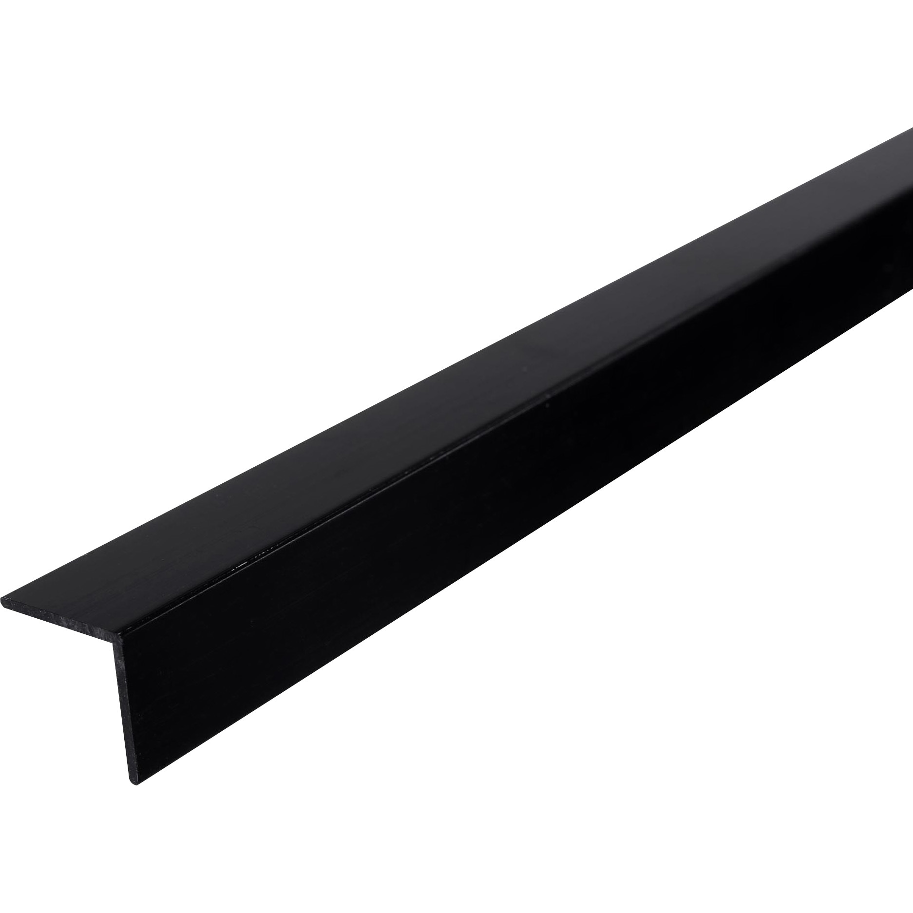 866 ブラックアングル 光モール 硬質PS製 厚さ1mm寸法15×15mm 1