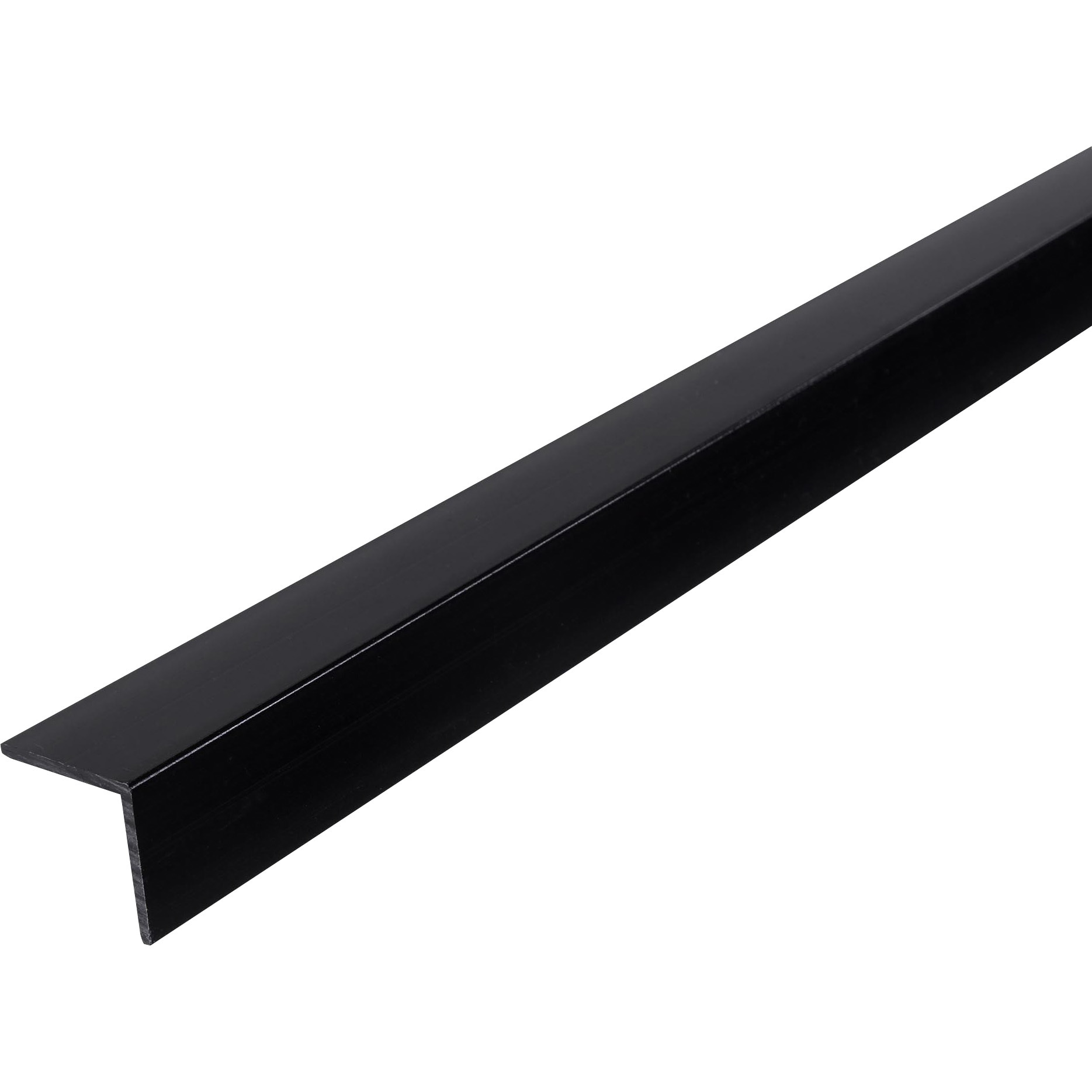 868 ブラックアングル 光モール 厚さ2mm寸法25×25mm 1本