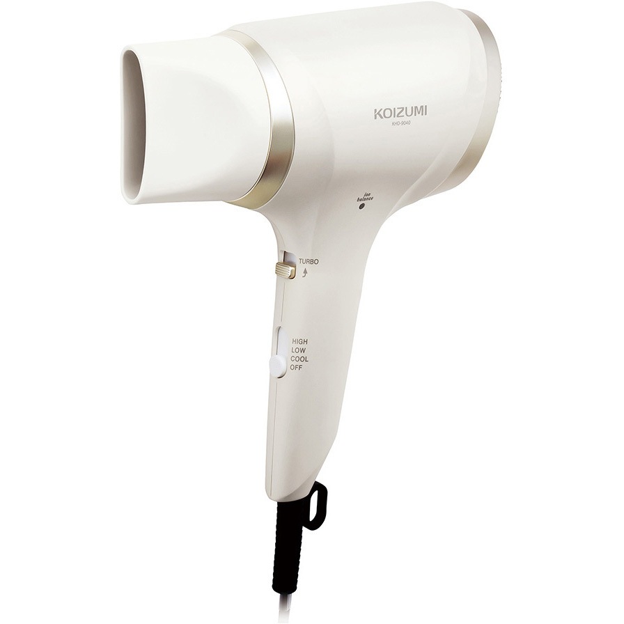 KHD9040W イオンバランスドライヤー コイズミ(小泉成器) 消費電力1300W