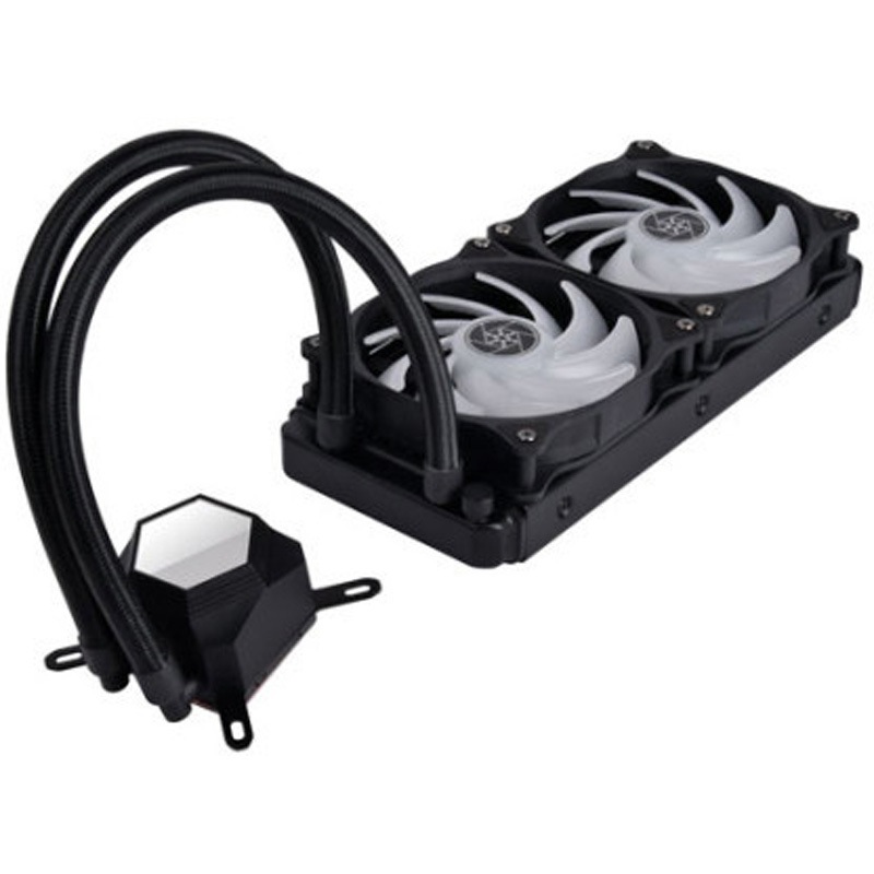 SST-PF240-ARGB-V2 SilverStone 【ARGB対応水冷クーラー】リフィル不要簡易水冷Inte/AMD ソケット対応ラジエーター SST-PF240-ARGB-V2 1台 SILVER STONE(シルバーストーン) 【通販モノタロウ】