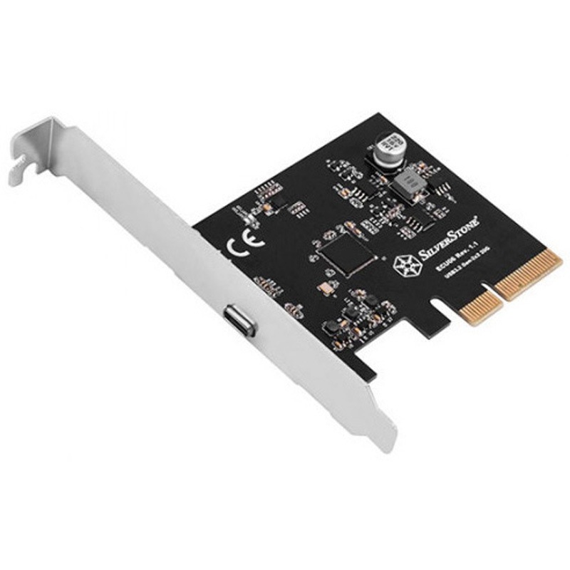 SST-ECU06 SilverStone SuperSpeed 20Gbps / USB 3.2 Type-C Gen 2x2 PCIeホストカード SST-ECU06 1台 SILVER STONE(シルバーストーン) 【通販モノタロウ】