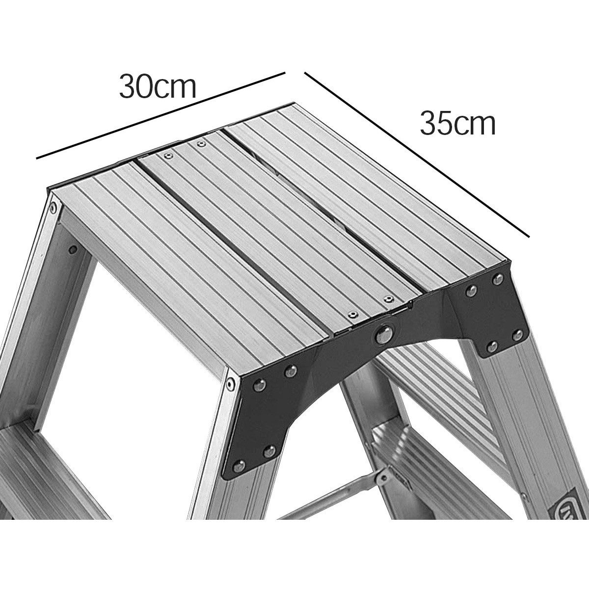 SWH-09 専用脚立 SWH 長谷川工業 天板高さ0.90m踏ざん踏面幅66mm