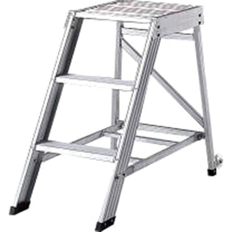 DA-90 組立作業台 DAライトステップ 長谷川工業 アルミ 3段 天板高さ