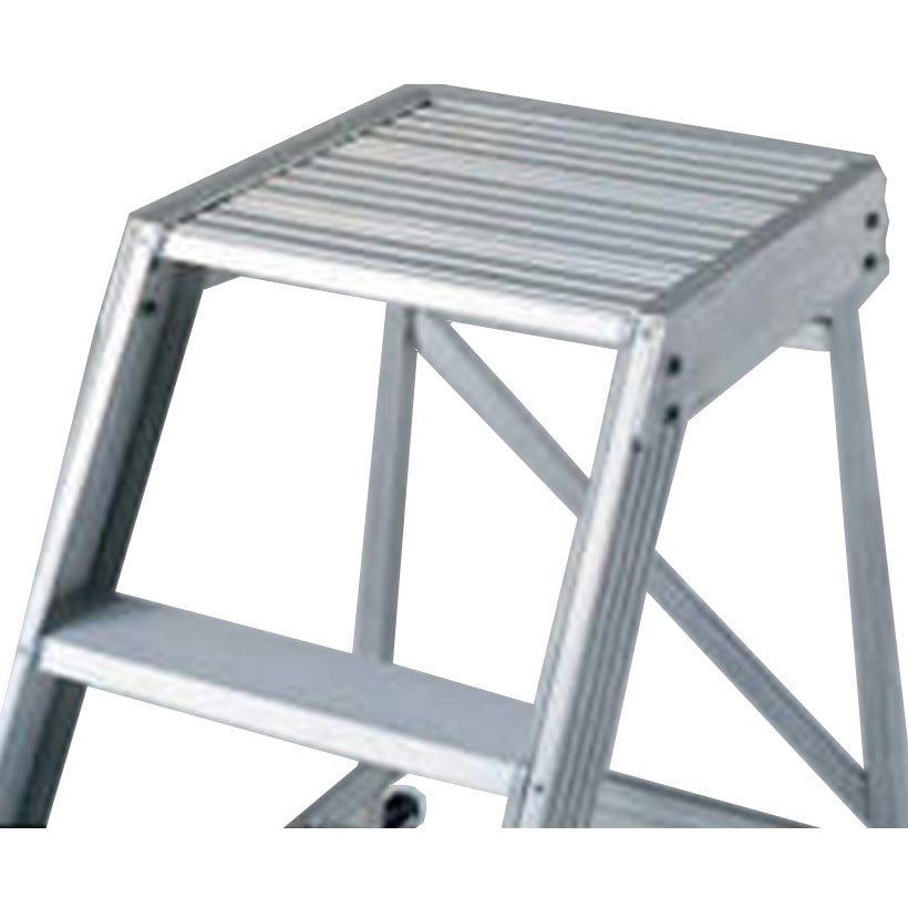 DA-180 組立作業台 DAライトステップ 長谷川工業 アルミ 6段 天板高さ