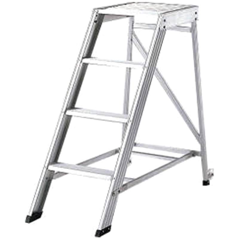 DA-120 組立作業台 DAライトステップ 長谷川工業 アルミ 4段 天板高さ