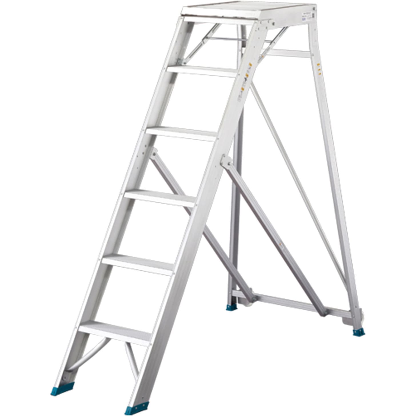 DAD-180 折りたたみ作業台 DADライトステップ 長谷川工業 アルミ 6段