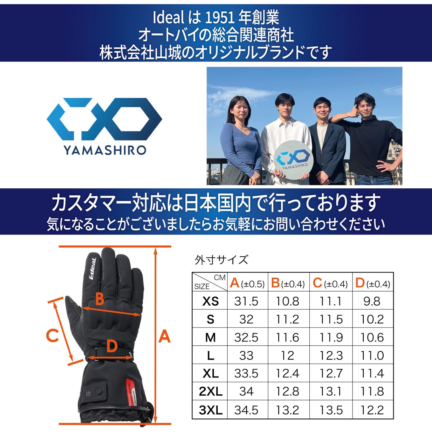 ID205BK/L ideal ID-205 HEAT5 IDEAL ブラック色 サイズL - 【通販