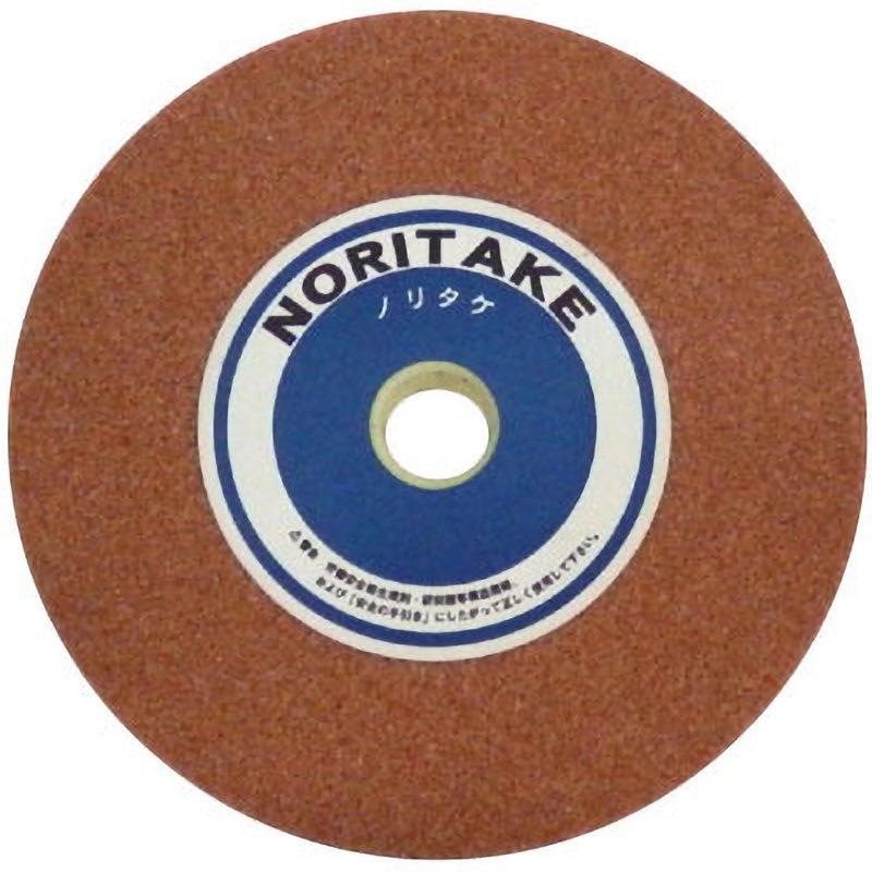 E60010 汎用ビト砥石WA赤1号 NORITAKE(ノリタケ) 粒度60 1号(平形) 外