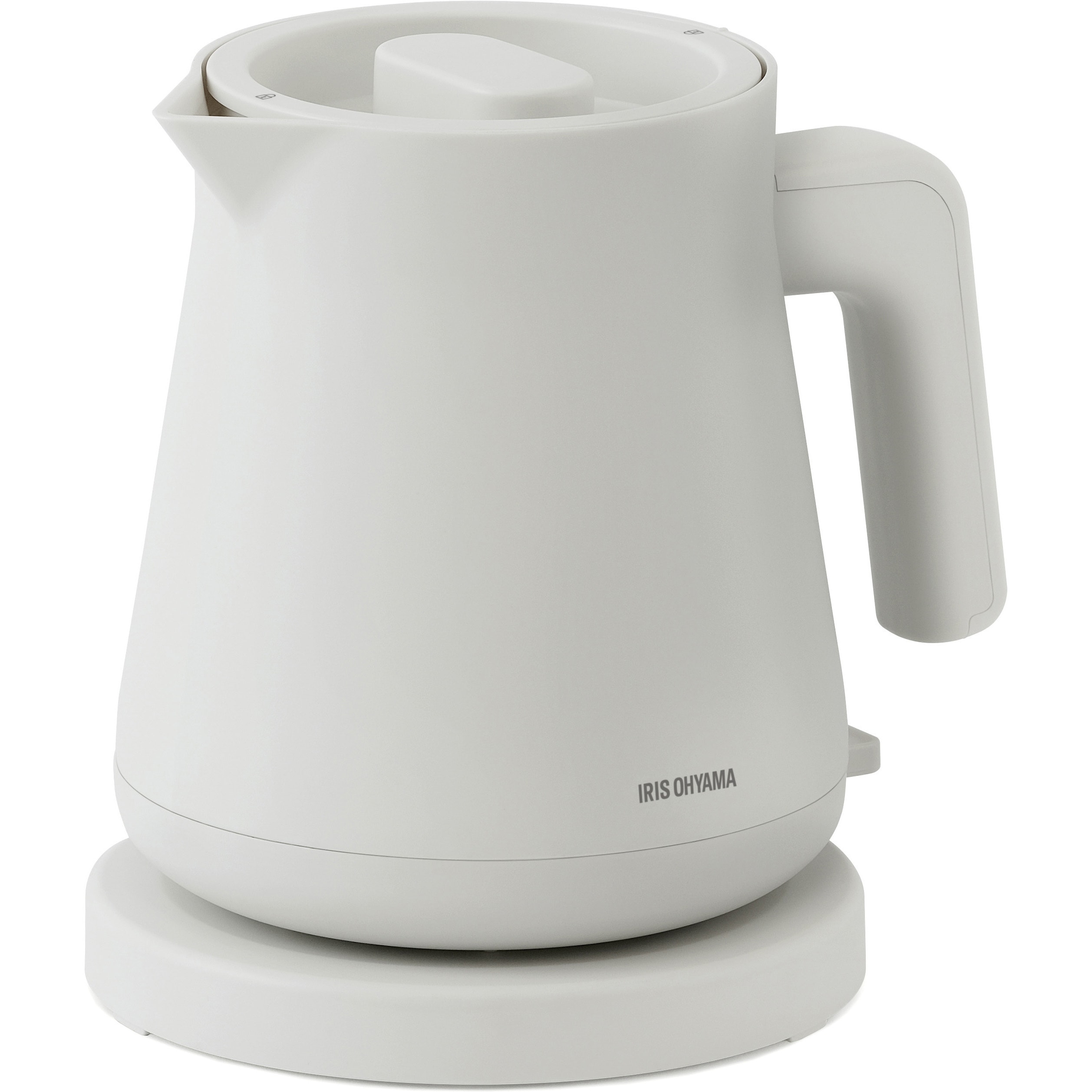 IBKT-800-W 電気ケトル アイリスオーヤマ 容量800mL オフホワイト色 