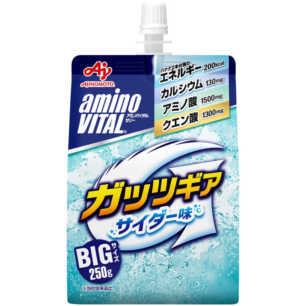 品名ホーマンレイラクター 00-3088-001-00 先端３MM アミノバイタルゼリードリンク サイダー味 1セット(250g×6個) 味の素