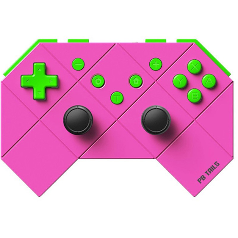 PB-WBC01-DR ワイヤレスゲームパッド CHOC 1.0 DRUNK ROSE Bluetooth 5.0/6軸ジャイロ/連射/振動 1個 PB Tails 【通販モノタロウ】