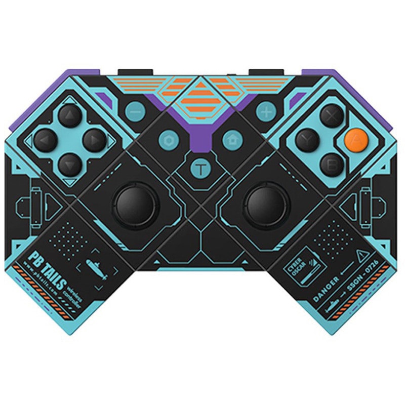 PB-WBC02-KW ワイヤレスゲームパッド CHOC 2.0 Metal Knight Warrior メタル仕上げ Bluetooth 5.0/6軸ジャイロ/振動 1個 PB Tails 【通販モノタロウ】