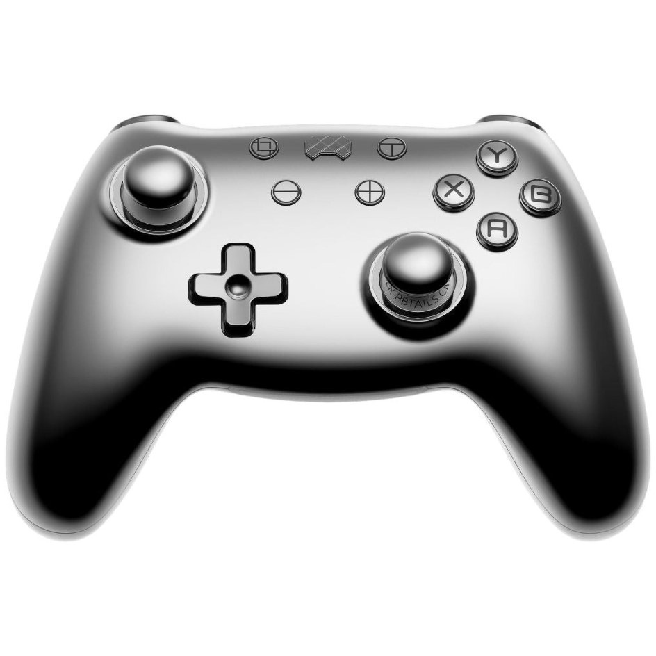 PB-WBC03-GH ワイヤレスゲームパッド CRUSH Silver Ghost PC向け ホールエフェクトセンサー搭載 フルメタル仕上げ Bluetooth 5.0/6軸ジャイロ/連射/振動 1個 PB Tails 【通販モノタロウ】 10,205円