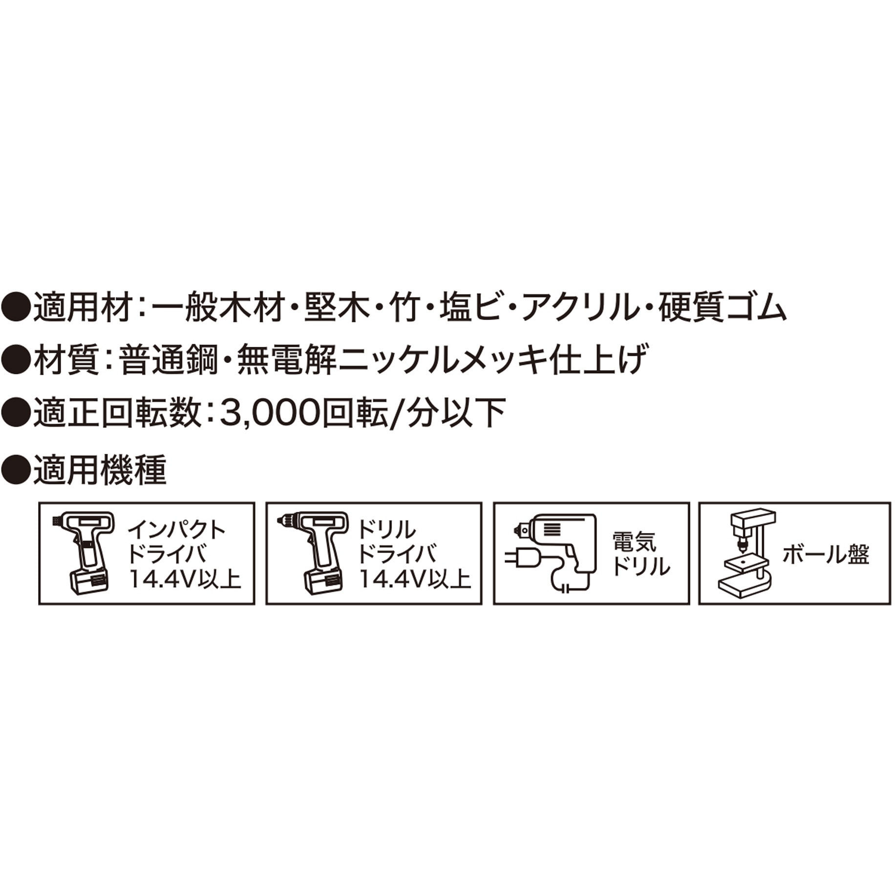 601-130 竹用ドリル スターエム サイズ13mm全長116mm 601-130 601-130 竹用ドリル スターエム サイズ13mm全長116mm 601-130