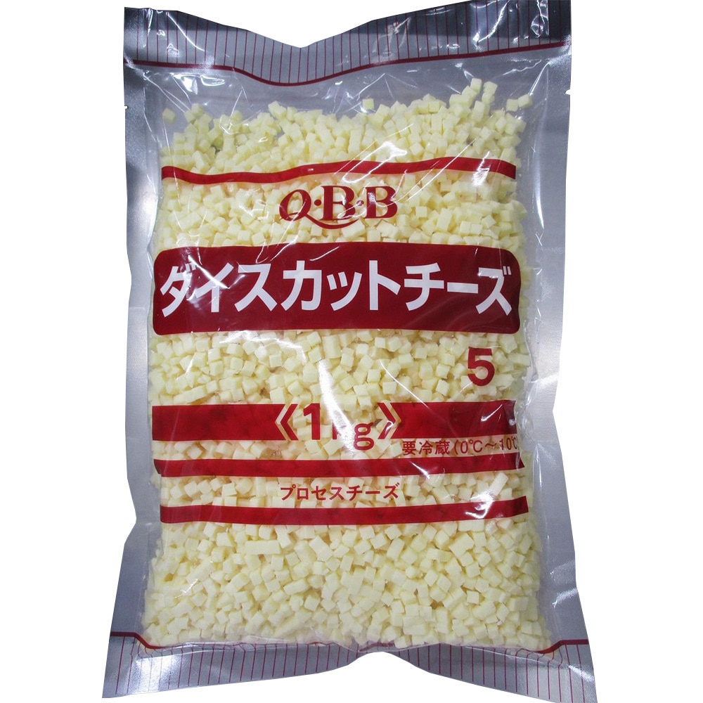 冷蔵] QBB ダイスカットチーズ5 1セット(1kg×2袋) QBB 【通販