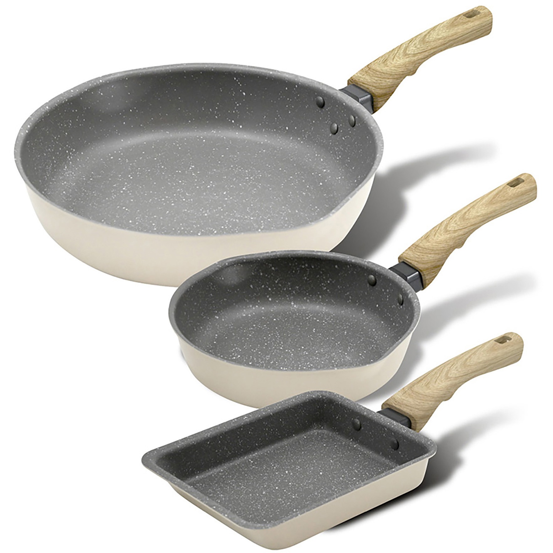 LN-2417_T every U． 軽量フライパン ランテル・メディエール サイズ20/28cm 1組