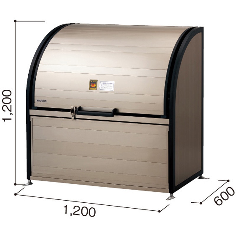 DPLA-1206 ダストピット DPL型 ヨドコウ 容量575(45Lゴミ袋12個相当)  1台(1台)