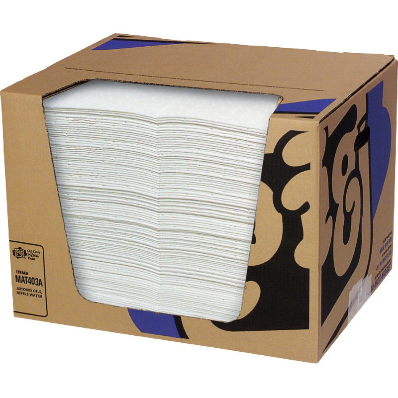 MAT426A ピグ油専用エコノミーマット(ミシン目入り) ピグ 縦760mm横760mm厚さ3mm 1個 MAT426A