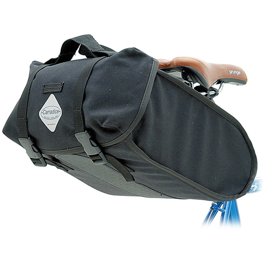 C11BAG00701 SQR SLIM スリム Carradice(キャラダイス) 容量16L ブラック色 寸法H26xD29xW15cm  C11BAG00701