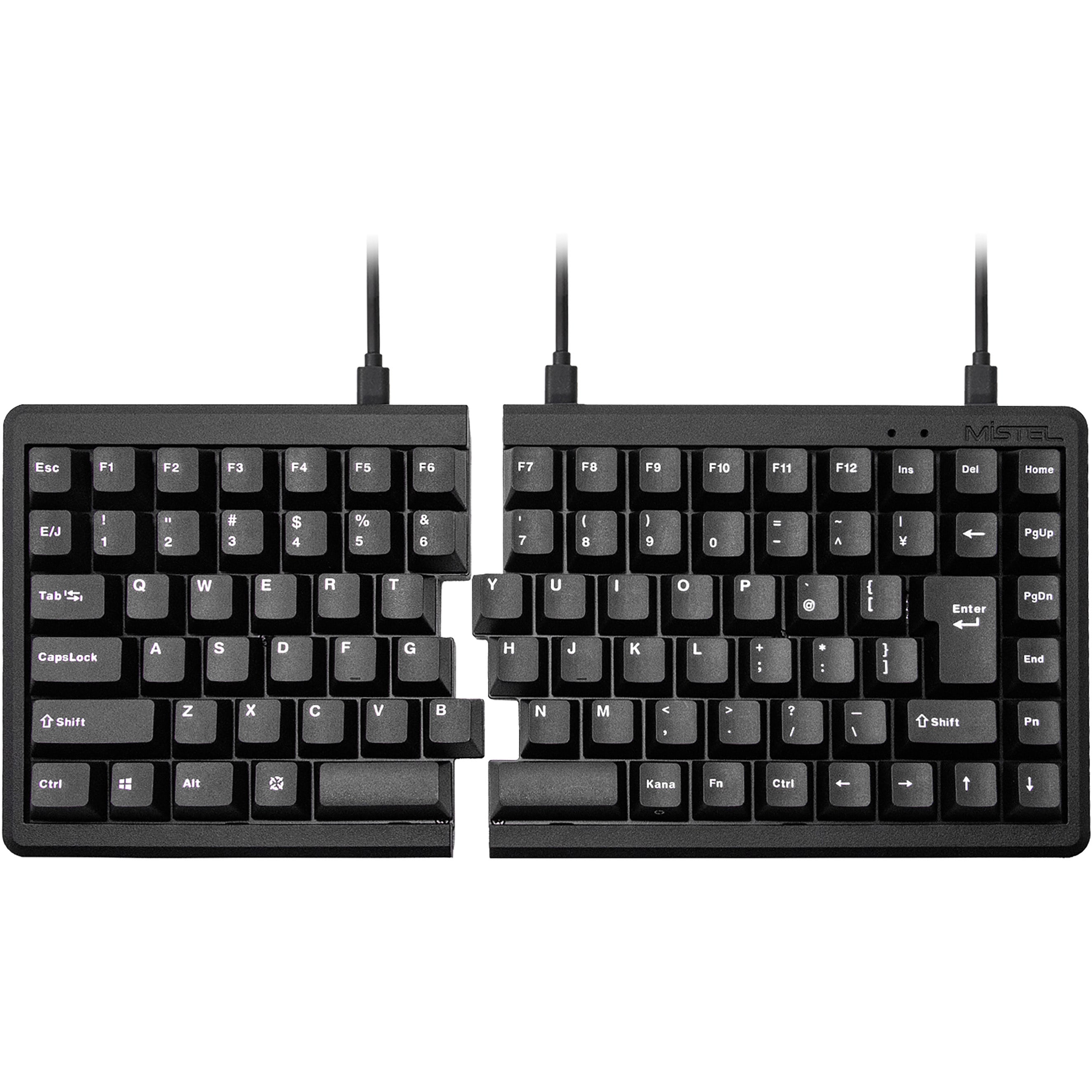 【高機能設定済み】54キー◎左右分割型◎メカニカルキーボード◎組立済み入門機 組立済み入門機】左右分割型・54キーメカニカルキーボード