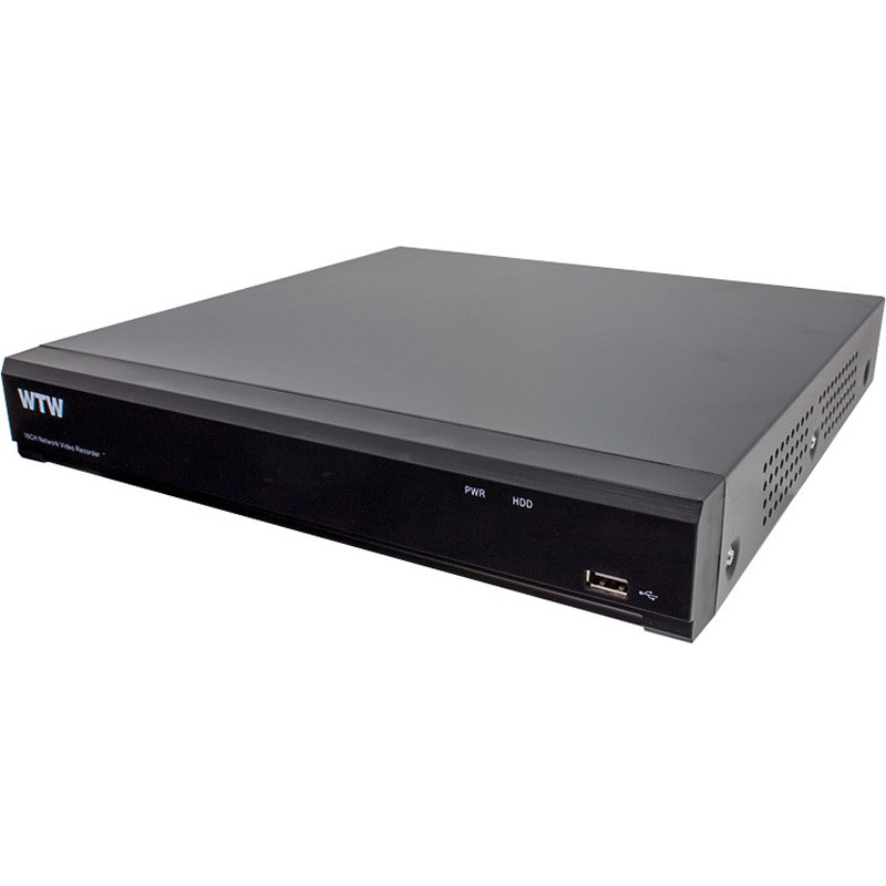 WTW-NV416EP6-4TB 防犯灯カメラ 業務用  IPカメラシリーズ用 ネットワークビデオレコーダー(NVR) 16chモデル 塚本無線 HDD:4TB   WTW-NV4116EP6-4TB 98,890円