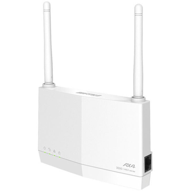 BUFFALO WEX-3000AX4EA/D WiFi 無線LAN 中継機2台 WEX-3000AX4EA/D 無線LAN中継機 11ax/ac/n/a/g/b 2401+573Mbps 1台