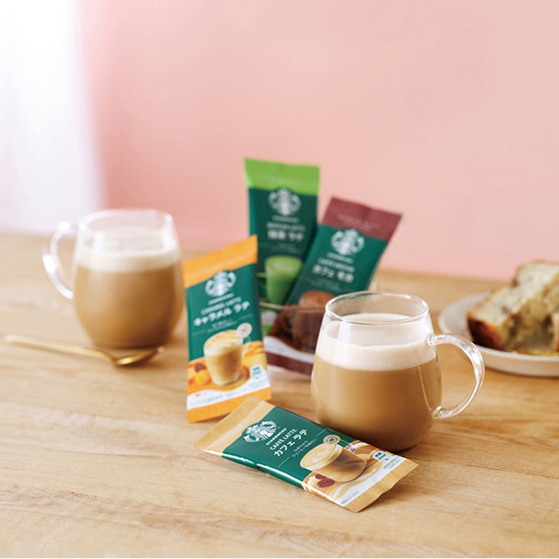食品サンプル　スターバックスラテ　抹茶ラテ　セット スターバックス プレミアム ミックス 抹茶 ラテ 1セット(4パック×12個