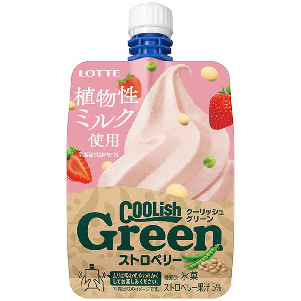 冷凍]クーリッシュGreenストロベリー 1セット(135mL×6個) ロッテ