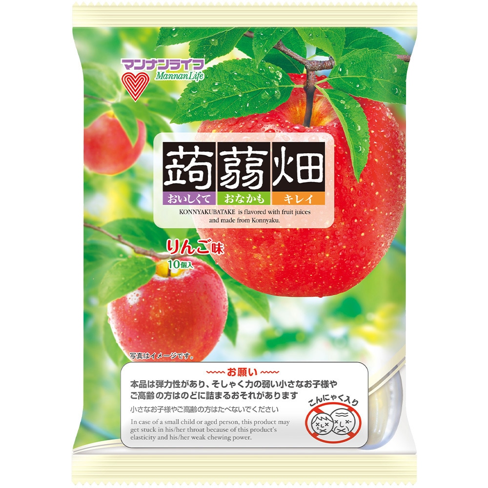 蒟蒻畑りんご味 1セット(10個×3袋) マンナンライフ 【通販モノタロウ】