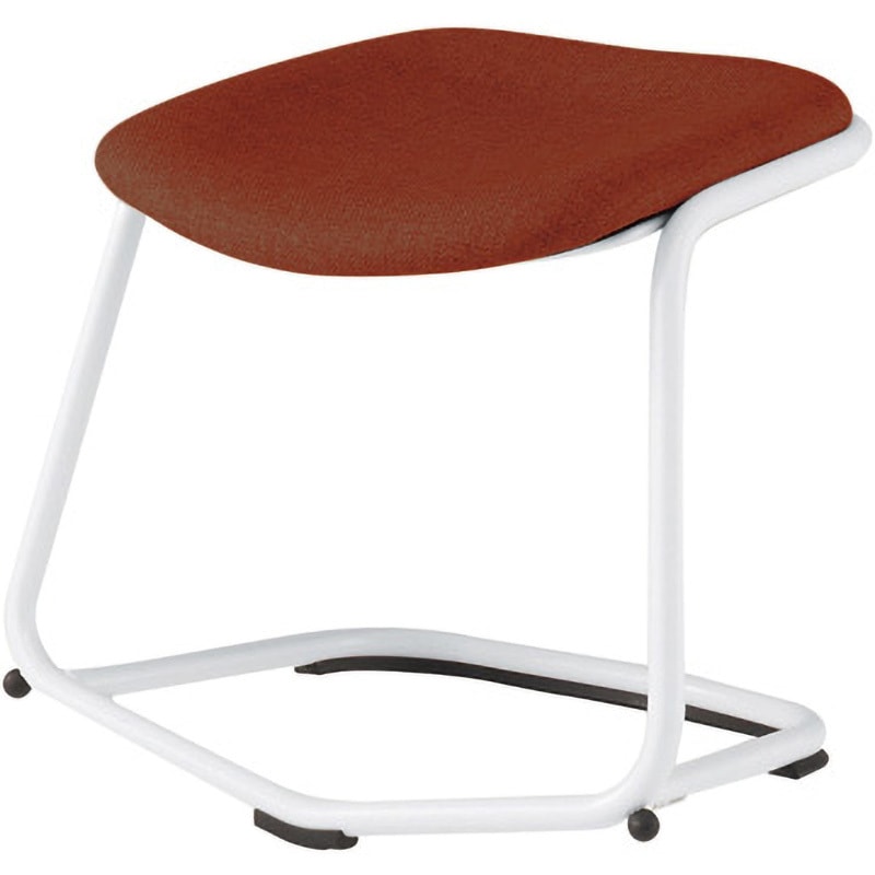 KSW-101C-W9111 swingy(スインギー) ロータイプ＜配送時組立サービス付＞ イトーキ 組立・設置・取付 ホワイト・ブラッドオレンジ色 ファブリック  KSW-101C-W9111