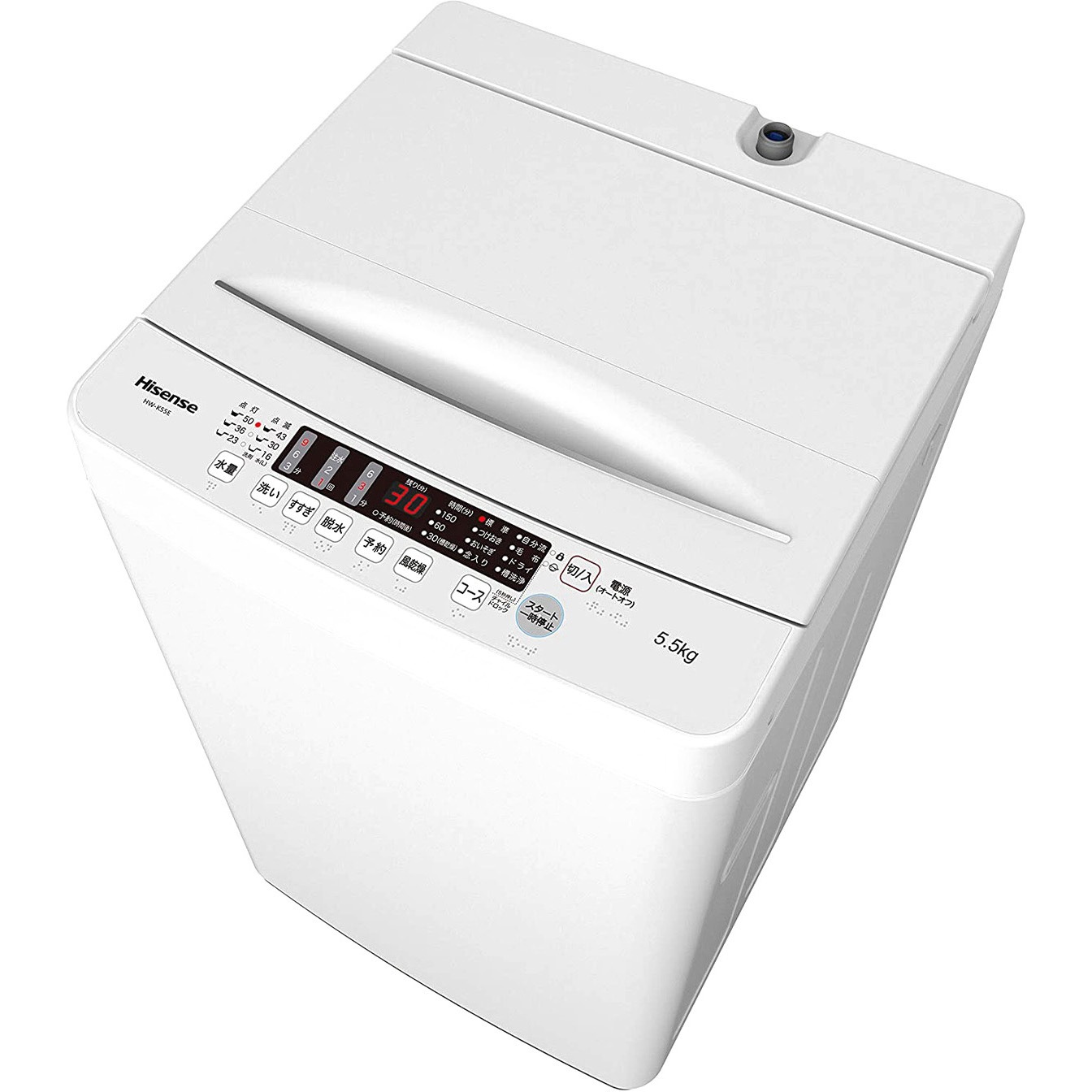 ID:60591967 洗濯機 5.5K ハイセンス 22年式 全自動洗濯機 5.5kg